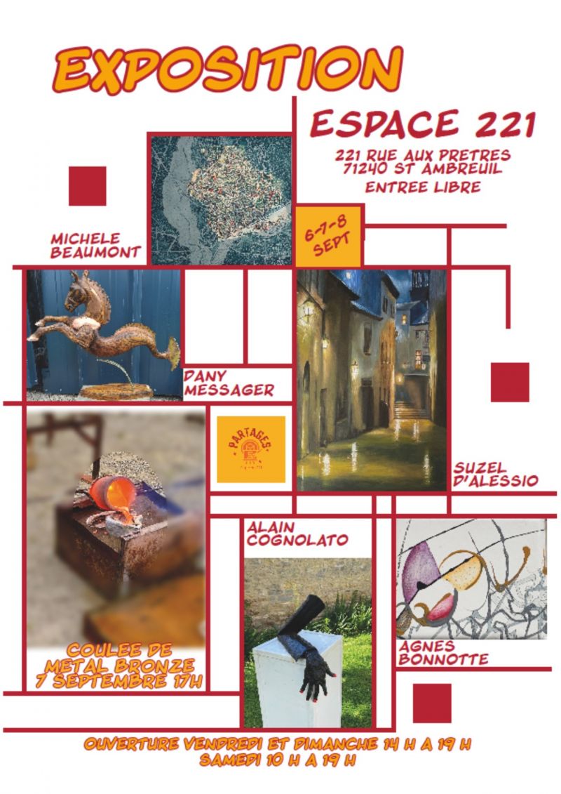 Info Chalon - annonces - exposition gravure, peinture, sculpture à Saint-Ambreuil